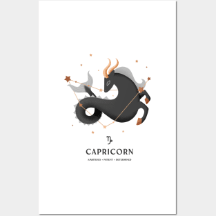 Capricorn Constellation Zodiac Series Posters and Art